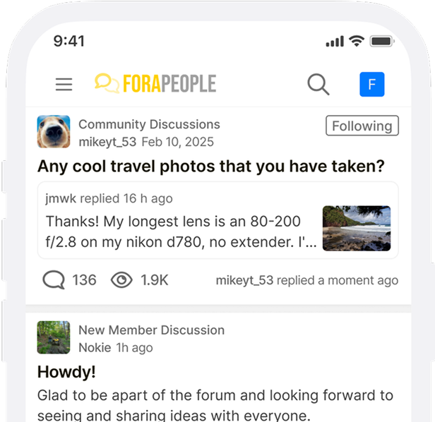 App preview image showing discussions